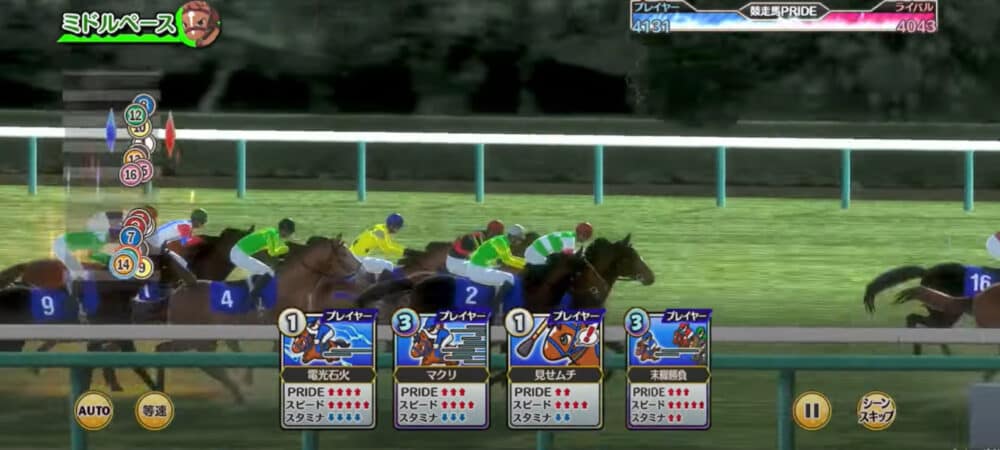 シンプル操作の3Dレースゲーム