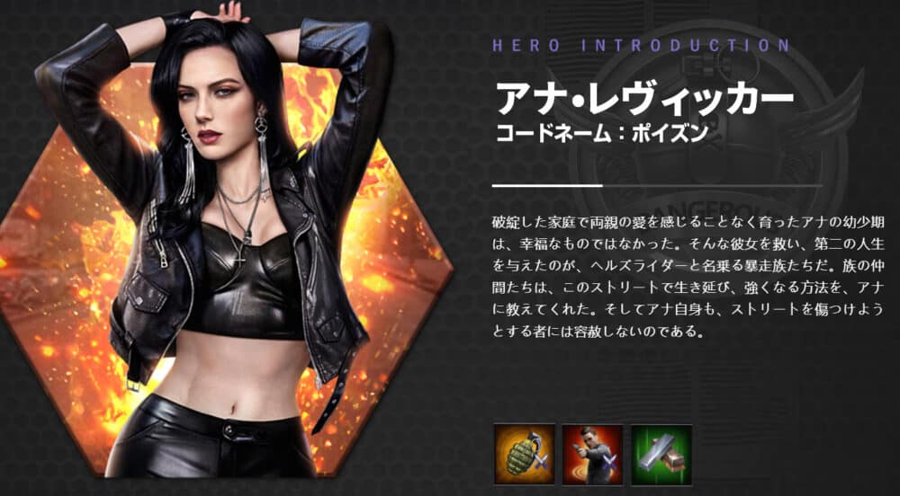 人気キャラクター:アナ・レヴィッカー