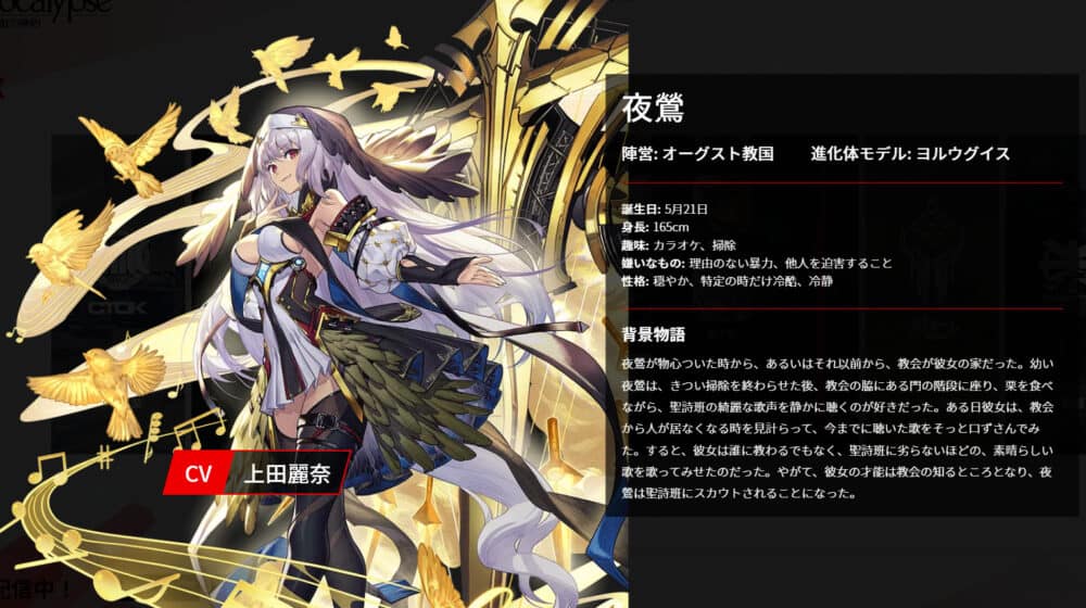 オーグスト教国:夜鷲