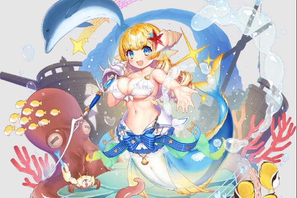 オススメキャラクター│【マーメイド娘】 オキシー:RARE