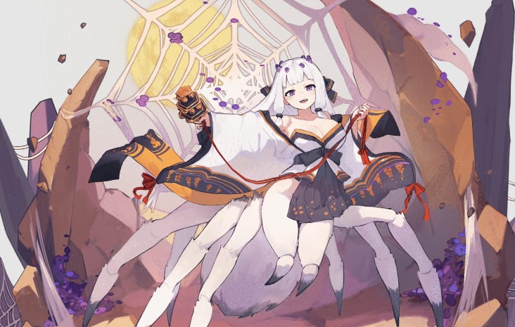 サポーター│オススメキャラクター:アラクネ娘・カヅネ