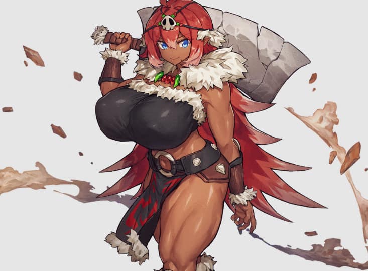 モン娘TD│オススメキャラクター│【オーク娘】ポデル:COMMON