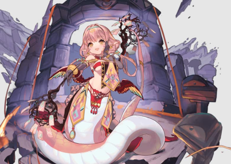 サポーター│オススメキャラクター:エキドナ娘・ミテラス